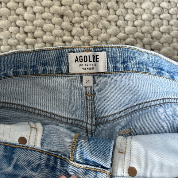AGOLDE Parker Denim Shorts - Women’s Size 25 - Picture 4 of 4